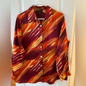 Ashley Stewart flame shirt - size 14W